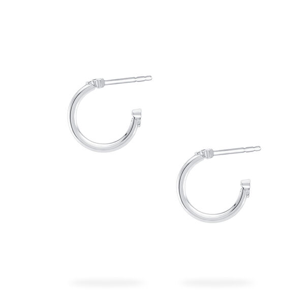 15 mm Sterling Silver Hoop Earrings